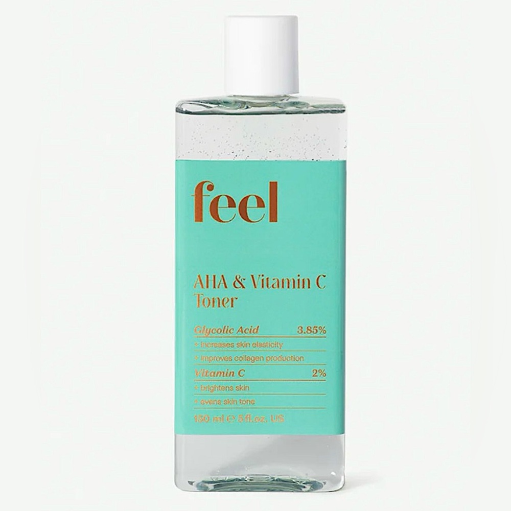 Feel AHA & Vitamin C Toner, 150 ml. 5 fl. oz., NEW